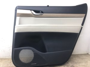 2020-2022 Hyundai Palisade Beige Door Interior Trim Panel with Sunshade - Rear, Right (Passenger) (Used OEM)