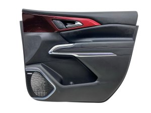 2024-2025 Chevrolet Traverse Jet Black Door Interior Trim Panel - Front, Right (Passenger) (Used OEM)