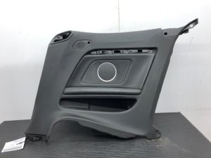 2008-2017 Audi A5 Black Interior Door Trim Panel - Rear, Right (Passenger) (Used OEM)