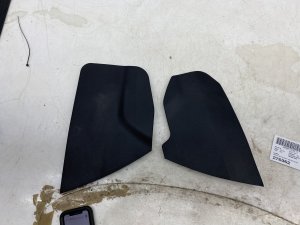 2020-2022 Hyundai Palisade Black Center Console Lower Trim Panel Set - Front (Used OEM)