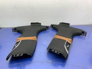 2016-2019 BMW 740i Black Lower B-Pillar Trim Cover Panel Set (Used OEM)