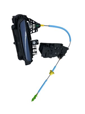2024-2026 BMW X2 Gray Exterior Door Handle and Lock Latch Actuator - Rear, Left (Driver) (Used OEM)