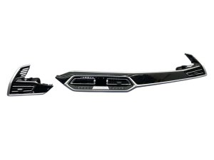 2020-2022 BMW X6 Black Center A/C Air Vent Set with Trim Cover - Front (Used OEM)