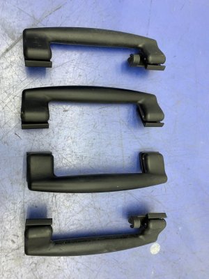 2014-2019 Maserati Ghibli Black Interior Roof Grab Handle Set (Used OEM)
