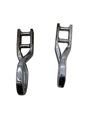 2020-2025 GMC Sierra 2500 HD Chrome Chrome Tow Hook Set - Rear (Used OEM)