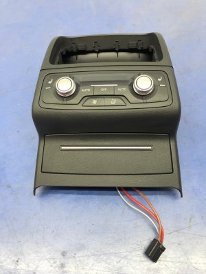 2012-2018 Audi A6 Console Temperature Control Switch with Vent - Rear (Used OEM)