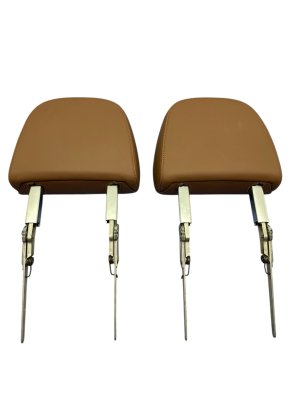 2020-2023 Audi Q7 Brown Seat Headrest Set - Front, Left (Driver) (Used OEM)