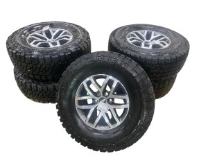 2017-2020 Ford F-150 Gray 17x8.5 6-Split-Spoke Machined Charcoal Alloy Wheel (Used OEM)