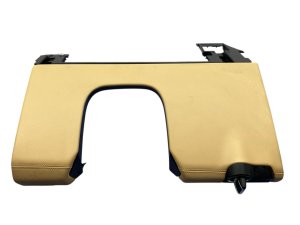 2017-2023 Porsche Panamera Beige Dash Knee Trim Panel with Ignition Switch - Front (Used OEM)