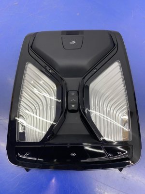 2017-2020 BMW 550i Black Upper Roof Console Dome Light Assembly - Front (Used OEM)
