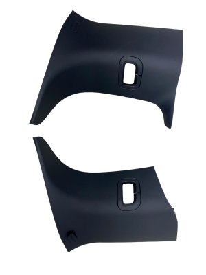 2022-2024 Jeep Wagoneer Black Upper D-Pillar Trim Cover Panels - Rear, Left (Driver) (Used OEM)