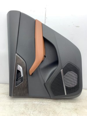 2019-2025 Audi Q8 Black Door Interior Trim Panel - Rear, Right (Passenger) (Used OEM)