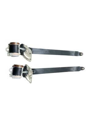 2022-2024 INFINITI QX60 Black 3rd Row Seat Belt Assembly Set - Rear, Left (Driver) (Used OEM)