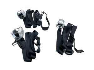 2018-2024 Lincoln Navigator Black Onyx 3rd Row Seat Belt Assembly Set - Rear, Left (Driver) (Used OEM)