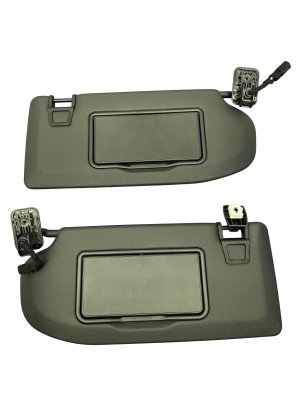 2021-2025 Ford Mustang Mach-E Black Sun Visor with Garage Door Opener Set - Right (Passenger) (Used OEM)