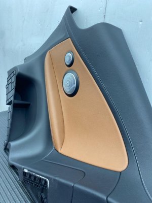 2017-2023 Mercedes-Benz C280 Brown Inner Quarter Trim Panel - Rear, Right (Passenger) (Used OEM)