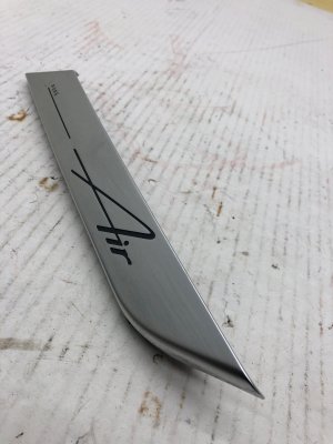 2022-2025 Lucid Air C-Pillar Emblem Logo Badge Molding Trim Cover Panel (Used OEM)