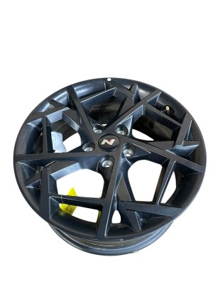 2024-2025 Hyundai Elantra Black 18x8 Multi-Spoke Machined Aluminum Alloy Wheel (Used OEM)