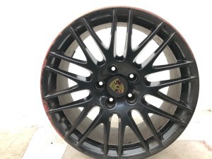 2016-2018 Porsche Cayenne Black 20x9.5 10 Y-Spoke Alloy Wheel (Used OEM)