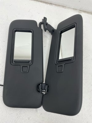 2021-2025 Hyundai Elantra Black Sun Visor Set - Front, Left (Driver) (Used OEM)