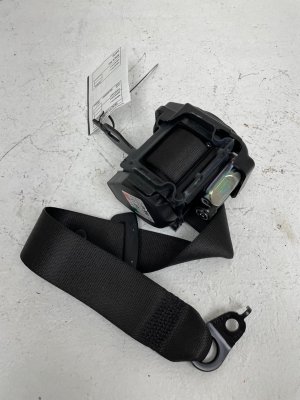 2018-2023 BMW M5 Black Outer Seat Belt Assembly - Rear, Left (Driver) (Used OEM)