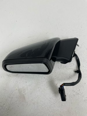 2024-2025 Ford Mustang Shadow Black Power Blind Spot Camera Door/Side View Mirror - Front, Left (Driver) (Used OEM)