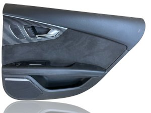 2016-2018 Audi S7 Black Door Interior Trim Panel - Rear, Right (Passenger) (Used OEM)
