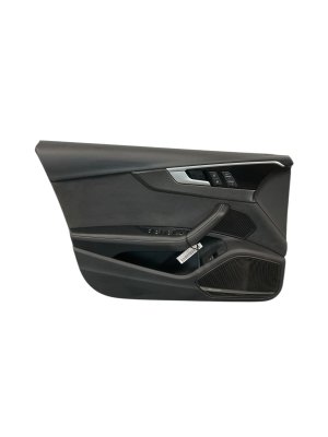 2020-2024 Audi A4 Black Door Interior Trim Panel - Front, Left (Driver) (Used OEM)