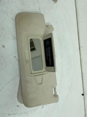2014-2020 Mercedes-Benz S600 Beige Sun Visor Pair - Front, Right (Passenger) (Used OEM)