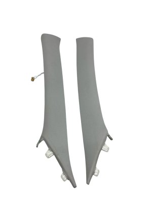 2019-2021 INFINITI QX50 Tan Windshield A-Pillar Trim Panel Cover Set - Front (Used OEM)