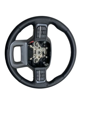 2021-2025 Ford F-150 Black Leather Steering Wheel with Lane Assist (Used OEM)