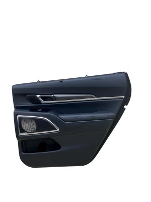 2023-2025 Kia Telluride Black Door Interior Trim Panel with Sunshade and Harman Kardon Audio - Rear, Right (Passenger) (Used OEM)