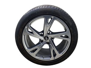2022-2024 Audi e-tron GT Silver 20x11 Silver Alloy Wheel - Rear (Used OEM)
