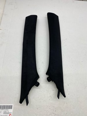 2020-2025 Hyundai Palisade Black Windshield A-Pillar Trim Panel Cover Set - Front (Used OEM)
