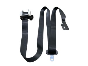 2015-2020 Ford F-150 Ebony (Black) Center Seat Belt Assembly - Rear, Right (Passenger) (Used OEM)