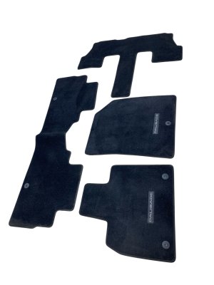 2020-2025 Kia Telluride Black 1st, 2nd & 3rd Row Carpeted Floor Mat Set (Used OEM)