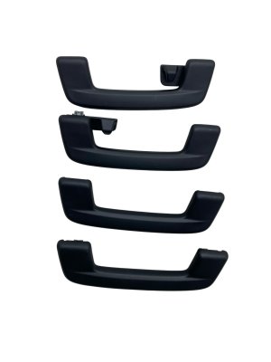 2021-2024 Audi e-tron GT Black Interior Roof Grab Handle Assist Strap Set (Used OEM)