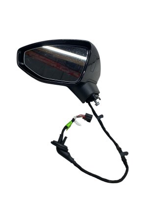 2022-2024 Audi e-tron GT Black Power Blind Spot Door/Side View Mirror (Used OEM)