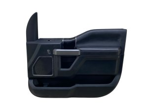 2018-2020 Ford F-150 Ebony (Black) Door Interior Trim Panel with Power Windows - Front, Right (Passenger) (Used OEM)