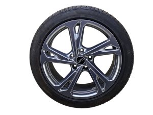 2022-2024 Audi e-tron GT Silver 20x9 5-Spoke Silver Alloy Wheel - Front (Used OEM)