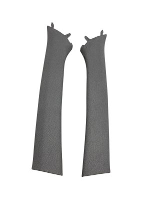 2024-2025 Kia EV9 Gray Windshield A-Pillar Trim Cover Panel Set - Front (Used OEM)