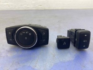2015-2020 Ford F-150 Headlight, Pedal Adjustment, and Trunk Release Switch Set - Front (Used OEM)