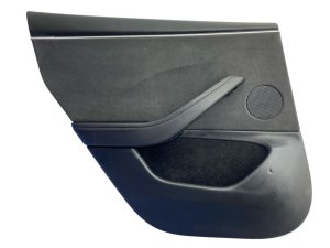  Tesla Model 3 Black Door Interior Trim Panel - Rear, Left (Driver) (Used OEM)