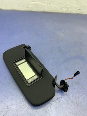 2014-2023 Dodge Durango Black Illuminated Cloth Sun Visor - Front, Right (Passenger) (Used OEM)