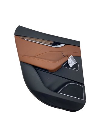 2017-2024 Maserati Levante Black Door Interior Trim Panel Assembly - Rear, Left (Driver) (Used OEM)