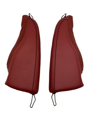2022-2023 Genesis G70 Red Seat Bolster Trim Panel Set - Rear (Used OEM)