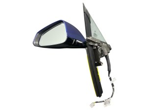  Tesla Model s Blue Power Folding Blind Spot Door/Side View Mirror - Front, Left (Driver) (Used OEM)