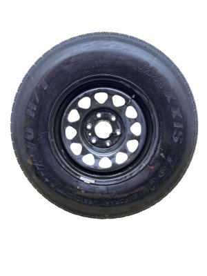 2021-2025 GMC Yukon XL 17x8 Steel Full Size Spare Wheel with Temporary Tire (Used OEM)