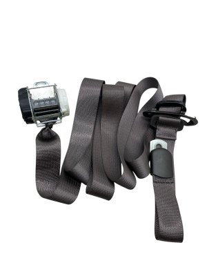 2021-2025 GMC Yukon XL Black Second Row Seat Belt Assembly - Rear, Right (Passenger) (Used OEM)