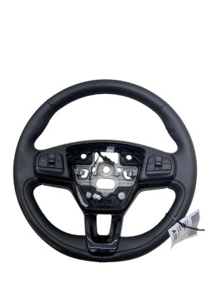 2021-2024 Ford Mustang Mach-E Black Leather Steering Wheel with Driver Assist and Media Controls (Used OEM)